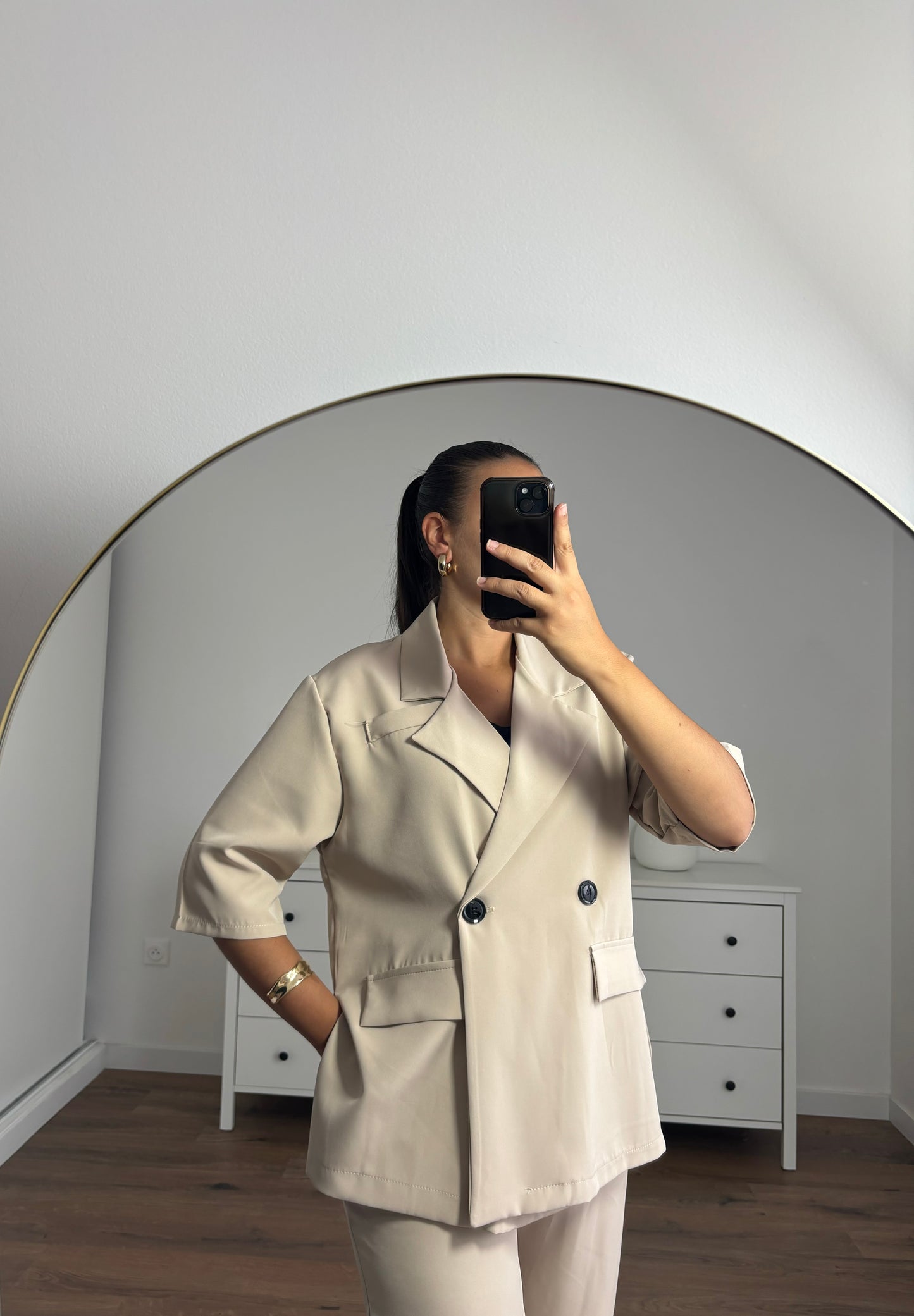 Tailleur beige