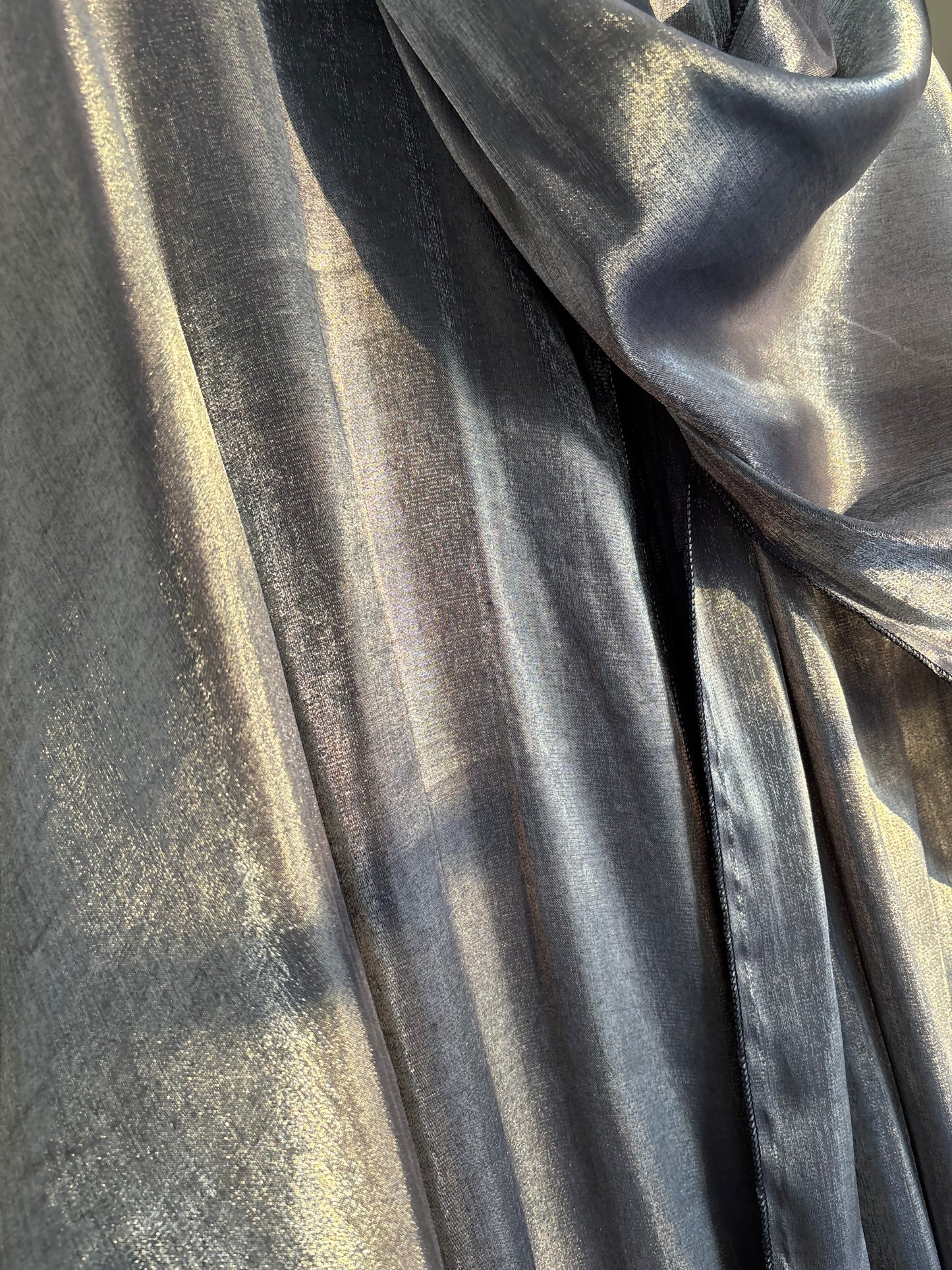 Abaya voile intégré gris