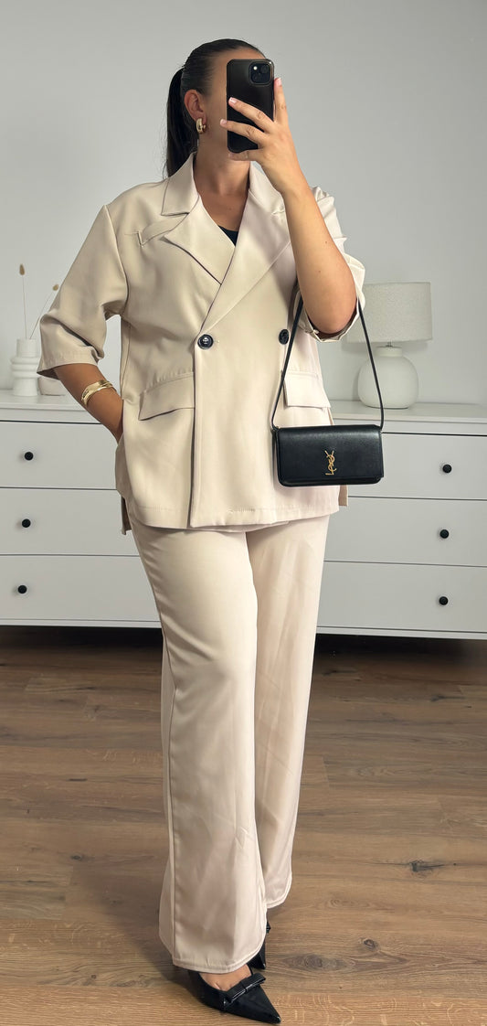 Tailleur beige