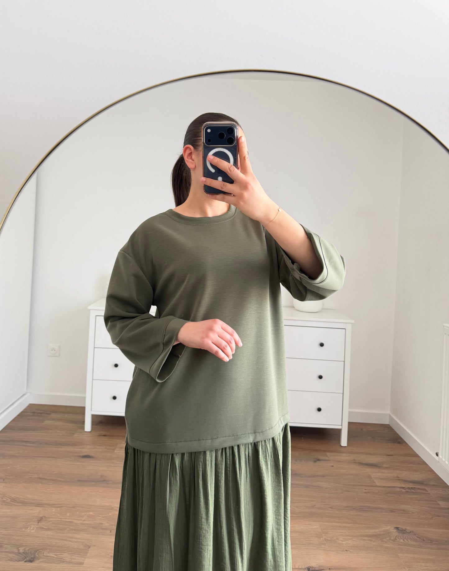 Robe Lilya kaki